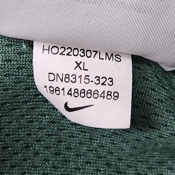 Milwaukee Bucks Pullover Quarter Zip Mens XL Green NBA Basketball Nike Dri-FIT - Picture 14 of 14